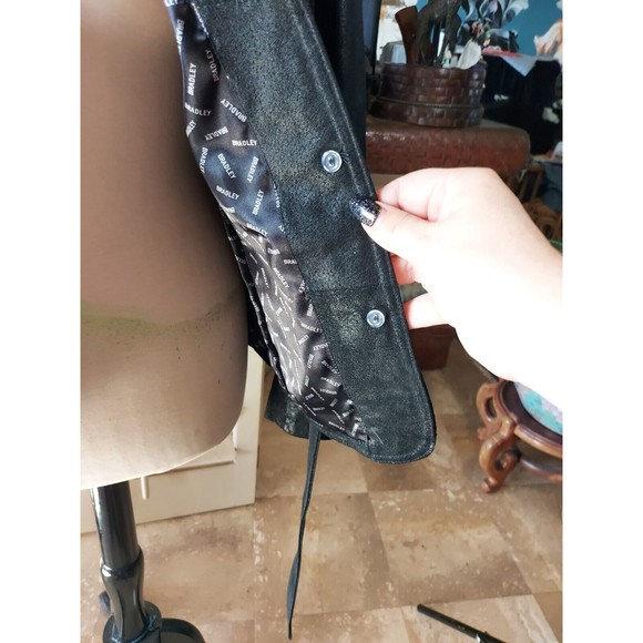 Vintage Bradley Bayou Jacket Womens M Soft Suede Leather Long Lines Chic Classy - Picture 7 of 10